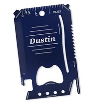 Dimension 9 Dustin - Laser Engraved Anodized Metal