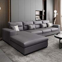Leave-in nanotechnology fabric sofa Living room Nordic small apartment detachable and washable simple modern latex fabric sofa