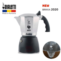 Italian Biloti Moca pot double valve BialettiBrikka espresso Italian cooking high pressure hand brewing coffee pot