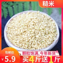 Brown rice new rice 500g farmhouse self-produced brown rice hard rice germ rice germ rice 5 cereals coarse grain coarse grain