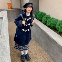 BETWEENAND do not swallow Magic Academy style students hand bi magic cloak horn buckle woolen coat