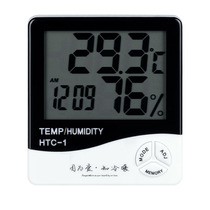  Telford Electronics household thermometer and hygrometer Indoor high-precision wall-mounted precision thermometer clock digital display thermometer