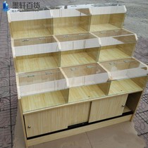 Candy cabinet Supermarket Whole grain display cabinet Dried fruit cabinet Rice grain bucket Melon seed peanut cabinet Snack shelf Bulk weighing cabinet
