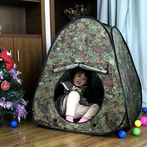 Children Tent Outdoor Camping Foldable Portable Speed Open Indoor Boy Games House Baby Sub-Bed Toy House