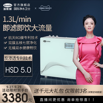 Hanston water purifier household kitchen direct drinking ro reverse osmosis tap water filter 500g large flow water purifier