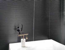 Lichuan venetian curtain monochrome frosted fine blade bead waterproof shutter exterior can be nail-free