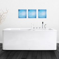 Faenza Acrylic Five-Piece Adult Bathtub Household Bathtub Bath Basin FW008Q FW013Q FW015Q