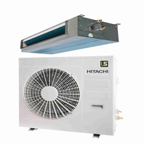 Hitachi three-horse guest restaurant special air duct machine standard remote control to send 6 meters of pipe without punching slot