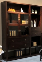 Lai's Furniture Sheng Tan Zen New Chinese Style Three Door Bookcase XS-E01-B