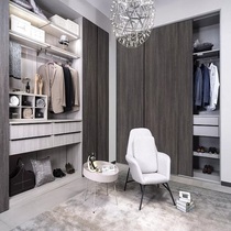 Debei Light Luxury Custom Cloakroom Modern and Simple (African Wenge)