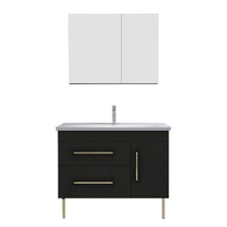 Huida HDFL8138B-H10 modern simple smart mirror bathroom cabinet toilet cabinet wash table combination