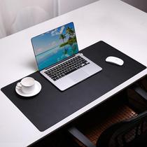 Desktop mouse pad office desk pad laptop keyboard desk pad leather lengthened custom
