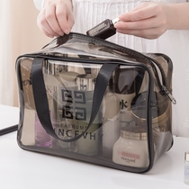 Net red cosmetic bag womens portable large capacity cosmetics storage bag ins wind super fire travel waterproof wash bag pvc