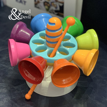 Music Sensory Hand eye coordination Baby Creative colorful rotating bells Octave percussion Childrens percussion toys