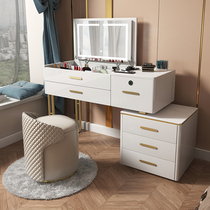 Flip bedroom modern simple rock board light luxury dressing table storage cabinet integrated desk small apartment Net red dressing table