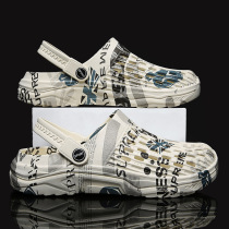 Hole Dongle Shoes Men Trends Summer Outwear Non-slip 2022 New Dual-use wear and wear beach tennis red bag head cool slippers