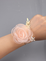 Gift Korean style Mori bridesmaid sister group bracelet wedding hand flower children dance wedding supplies bride wrist flower