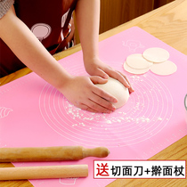  Silicone kneading pad thickened food grade silicone pad Chopping board Baking and noodle pad panel Household plastic rolling pad