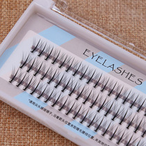 Sandwich Dairy natural simulation single cluster grafting eyelash sectional false eyelash Write True New Lady Makeup Nets Red 0 10