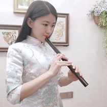 Chu Yin solid wood short flute 6-hole hole hole ancient wind musical instrument adult beginner small leaf red sandalwood Xiao CD tune Eagle song