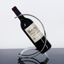 European-style creative stainless steel red wine rack bar wine cabinet wine rack simple wine bottle rack red wine holder
