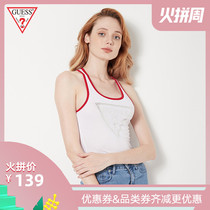 Guess 2020 spring new women's fashion inside with inverted triangle logo sleeveless vest-q95i26r00q0