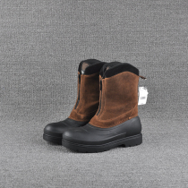 Export foreign trade single pole cold-resistant Minus 40° waterproof non-slip warm high-barrel outdoor snow boots big cotton shoes