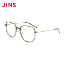 JINS eye position with lens myopia trend large frame light texture can be equipped with anti-blue light lens URF21S064