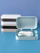 Soap box European soap box with lid student dormitory soap thick portable lid travel
