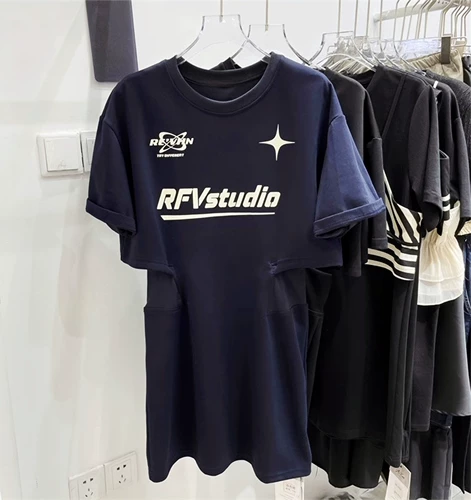 Летняя толстовка с круглым воротником, летнее платье, дизайнерская юбка, корсет, популярно в интернете, тренд сезона