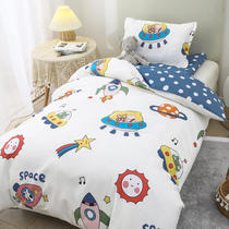 New baby baby bedding cartoon quilt cover cotton cotton kindergarten quilt nap six three-piece set