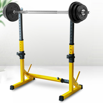 One-piece squat rack Adjustable width and height Bench press barbell rack Environmental protection barbell set combination Promotional carrying bell