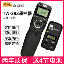 Color TW283 Wireless timing shutter cable for SLR Canon EOS R Nikon Sony camera delay remote control 5D3 6D2 5D4 D810 D850 a