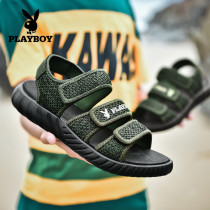 Floral Playboy mens shoes 2022 Summer new sports outdoor anti-slip sandals teenagers light wear and wear beach shoes