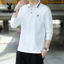 Playboy Clothes Men's 2022 Spring New Men's Fashion Men's Long Sleeve POLO Shirt Student Cotton Jacket