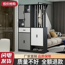  Entrance entrance partition cabinet Entry shoe cabinet room hall cabinet Modern simple double-sided living room screen decoration cabinet shelf