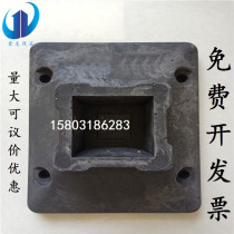 80mm square pipe column Municipal guardrail Rubber base Zinc steel fence Highway road traffic isolation railing pier