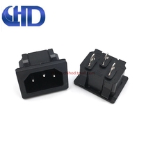 AC-05 power socket copper feet pure copper 3 footed character clamping embedded AC power socket