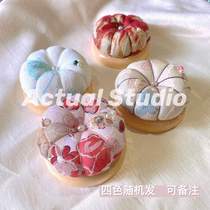 Handmade fabric diy cross stitch tool pin pack Log base pin pin hand color with remarks