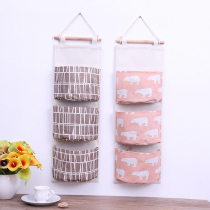Cashier bag door rear bed Hanging Bag Wall Hanging Dorm Room Wall Disposal Theorist Cute Storage Debris Hanging Pocket Wall-hanging