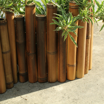 Anti-corrosion carbonized bamboo fence fence Garden fence fence small fence Outdoor courtyard Outdoor bamboo fence fence