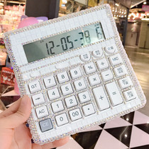 New rhinestone drills and drills voice calculator with drill bank dedicated computer keys computer button computer office gift