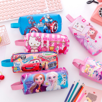 Boys and girls kindergarten pen bag cute cartoon Primary School students large capacity stationery bag ins Japanese pencil box