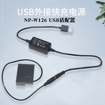 Fuji NP-W126 battery USB adapter XT1 XT2 XT3 XT30 XS10 X-T200 X-A7 XE4 XA5