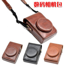 Camera leather case bag Canon G7X3 G7X2 SX740HS SX730 camera bag retro style Ricoh GR GR2 GR3 leather case Sony RX100 M