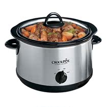 Crock-pot 5 Qt Manual Slow Cooker Stainless Stee