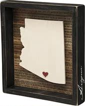 Primitives by Kathy Arizona Wanderlust Box Sign 9 75