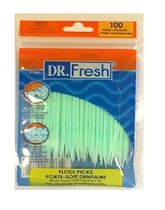 DR  FRESH FLOSS PICKS 100 Count (Pack of 2) TOTA
