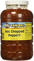 BG San-Del Hot Chopped Peppers 1 Gallon B＆G San-