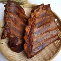 Chongqing pork ribs farmhouse self-made smoked pork chop middle row Sichuan pork ribs 500g characteristics